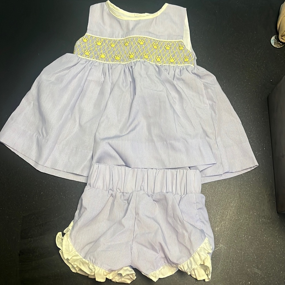 Purple Pearl Smocks 4T